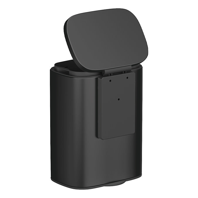 Wenko Sare Wall Mounted 5L Bin - Black
