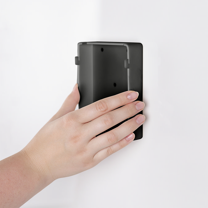 Wenko Sare Wall Mounted 5L Bin - Black