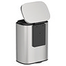 Wenko Sare Wall Mounted 5L Bin - Matt Stainless Steel