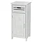 Wenko Scandi Cupboard w/ Drawer & Door - Whitewash - 19793100 Large Image