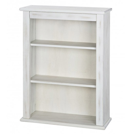 Wenko Scandi Wall Shelf - Whitewash - 19796100 Large Image