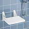Wenko Secura Folding Shower Seat - White - 17937100 Profile Large Image
