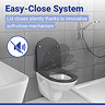 Wenko Sedilo Premium Soft Close Toilet Seat - Grey