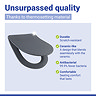 Wenko Sedilo Premium Soft Close Toilet Seat - Grey
