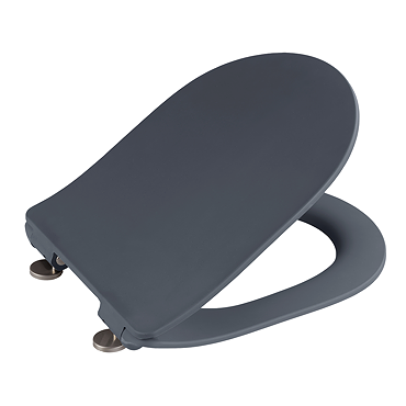 Wenko Sedilo Premium Soft Close Toilet Seat - Grey