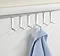 Wenko Set of 6 Stainless Steel Door Hooks - 4214062100 Large Image