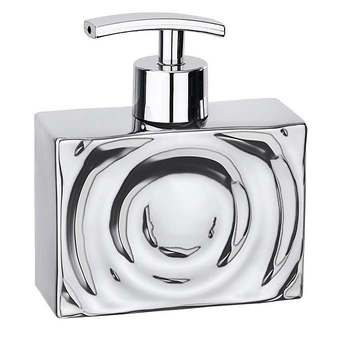 Wenko Signs Ceramic Soap Dispenser - Chrome Large Image