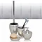 Wenko Silver Bathroom Accessories Set Profile Large Image