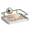 Wenko Sion Power-Loc Soap Dish - Chrome - 17834100 Large Image