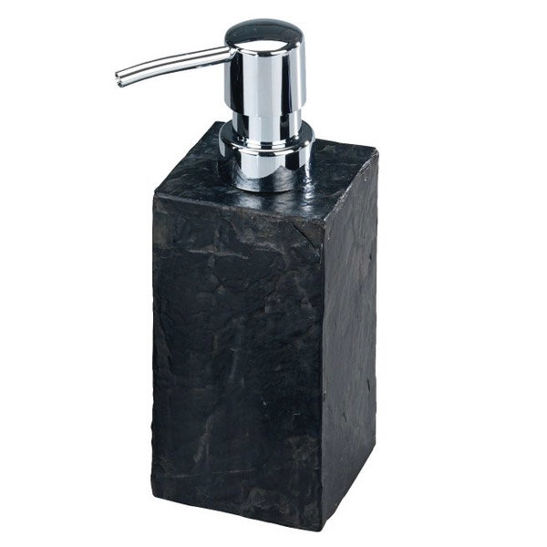 Wenko Slate Rock Soap Dispenser - 17921100 Large Image