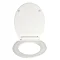 Wenko Slimline Soft Close Toilet Seat - White Feature Large Image