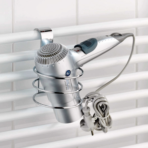 Wenko - Smart Hair Dryer Holder for Heated Towel Rails - 20399100 Large Image
