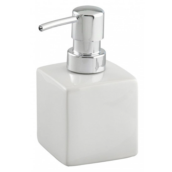 Wenko Square Ceramic Soap Dispenser Various Colour Options At Victorian Plumbing Uk 8980