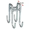 Wenko - Stainless Steel Double Shower Hook - 20092100 Profile Large Image