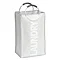 Wenko Stone Uno Laundry Bin - Grey - 3440003100 Large Image