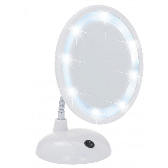 Wenko Style LED Comestic Mirror - 3x magnification - White - 3656441100 Large Image
