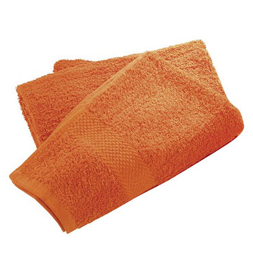 Wenko Terry Cotton Hand Towel - 500 x 1000mm - Orange - 19521100 Profile Large Image
