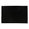 Wenko Terry Cotton Shower Mat - 500 x 700mm - Black - 19533100 Large Image