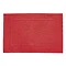Wenko Terry Cotton Shower Mat - 500 x 700mm - Red - 19534100 Large Image