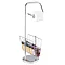 Wenko Toilet Roll Holder and News Rack - Chrome - 19654100 Large Image