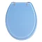 Wenko Topic Hand-made Polyresin Toilet Seat - Blue - 18927100 Large Image