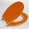 Wenko Topic Hand-made Polyresin Toilet Seat - Orange - 18926100 Feature Large Image