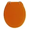 Wenko Topic Hand-made Polyresin Toilet Seat - Orange - 18926100 Large Image