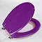 Wenko Topic Hand-made Polyresin Toilet Seat - Purple - 18930100 Feature Large Image