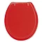 Wenko Topic Hand-made Polyresin Toilet Seat - Red - 18929100 Large Image