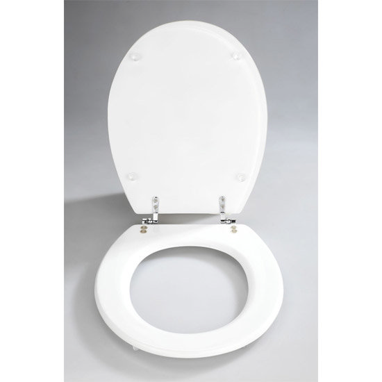 Wenko Topic Handmade Polyresin Toilet Seat Cream 18925100 at