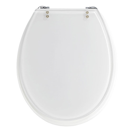 Wenko Topic Handmade Polyresin Toilet Seat Cream 18925100 at
