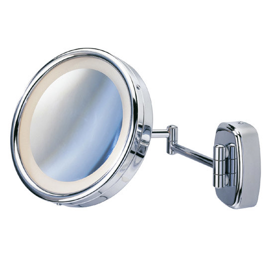 Wenko Touch Cosmetic Wall Mirror - Chrome - 3656270100 Large Image