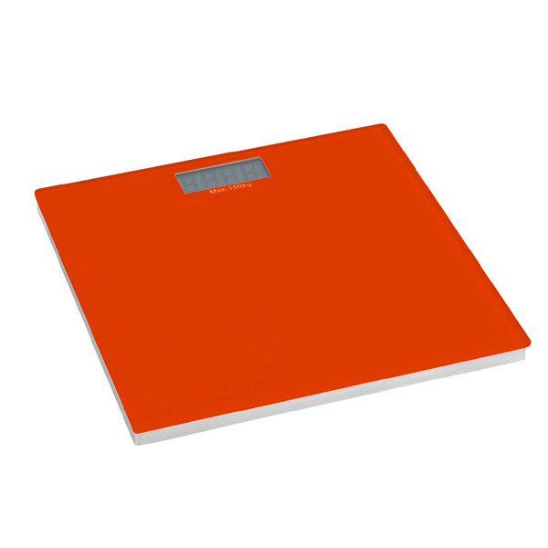 Wenko Tropic Digital Bathroom Scale - Orange - 18853100 Large Image