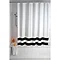 Wenko Tropic Polyester Shower Curtain - W1800 x H2000mm - Black - 19241100 Large Image