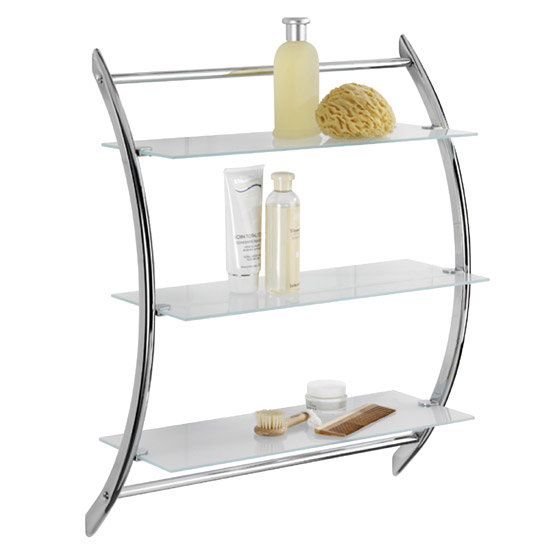 Wenko Vermont Exclusive Wall Rack - Chrome - 15895100 Large Image