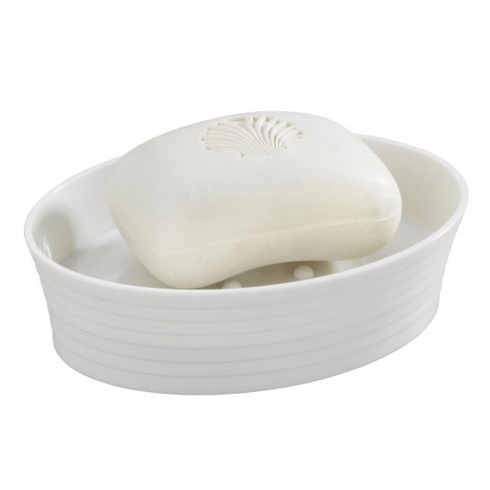 Wenko Vetto Soap Dish - White - 19735100 Large Image