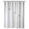 Wenko Villa Anti-Mold Shower Curtain with 3 Pockets - W1800 x H2000mm Large Image