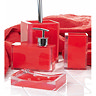 Wenko Visone Bathroom Accessories Set - Red Profile Large Image