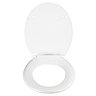 Wenko Waterdrop Grey Soft-Close Toilet Seat - 21685100 Feature Large Image