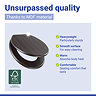 Wenko Wenge MDF Soft Close Toilet Seat