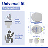 Wenko Wenge MDF Soft Close Toilet Seat