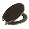 Wenko Wenge MDF Soft Close Toilet Seat Feature Large Image