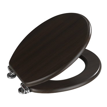 Wenko Wenge MDF Soft Close Toilet Seat