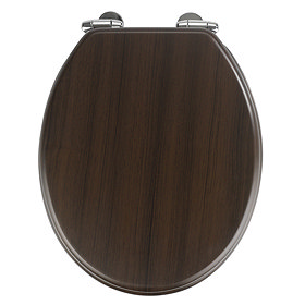 Wenko Wenge MDF Soft Close Toilet Seat Large Image