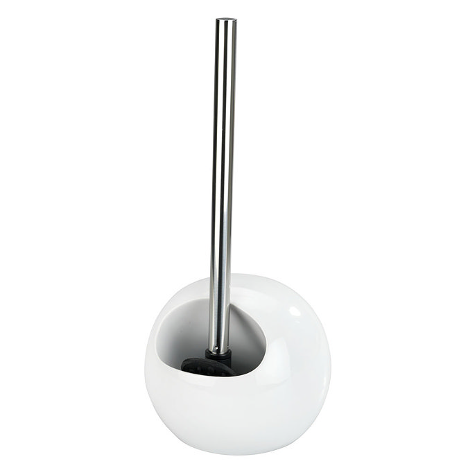 Wenko White Rimless Toilet Brush - 23344100 Profile Large Image