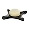 Wenko X-Form Soap Dish - Black - 21316100 Profile Large Image