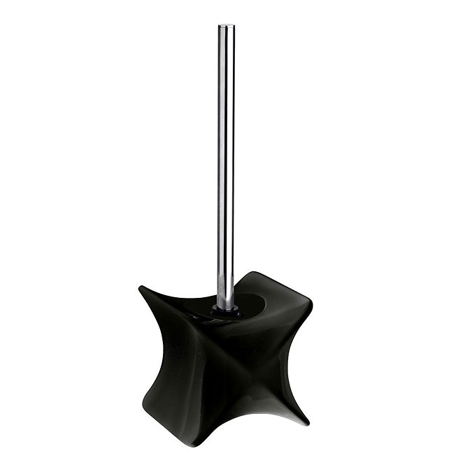 Wenko X-Form Toilet Brush & Holder - Black - 21317100 Large Image