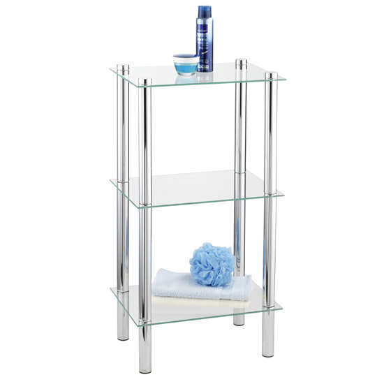 Wenko Yago Household and Bath 3 Tier Shelf - Chrome - 15851100 Large Image