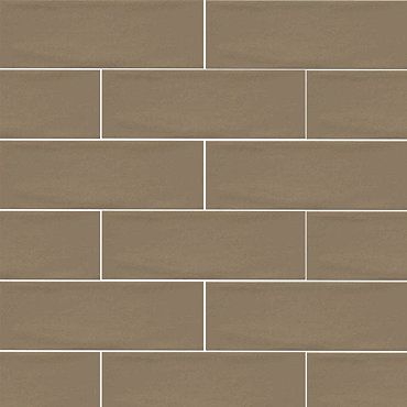 Westbury Rustic Metro Wall Tiles - Chocolate - 30 x 10cm  Profile Large Image