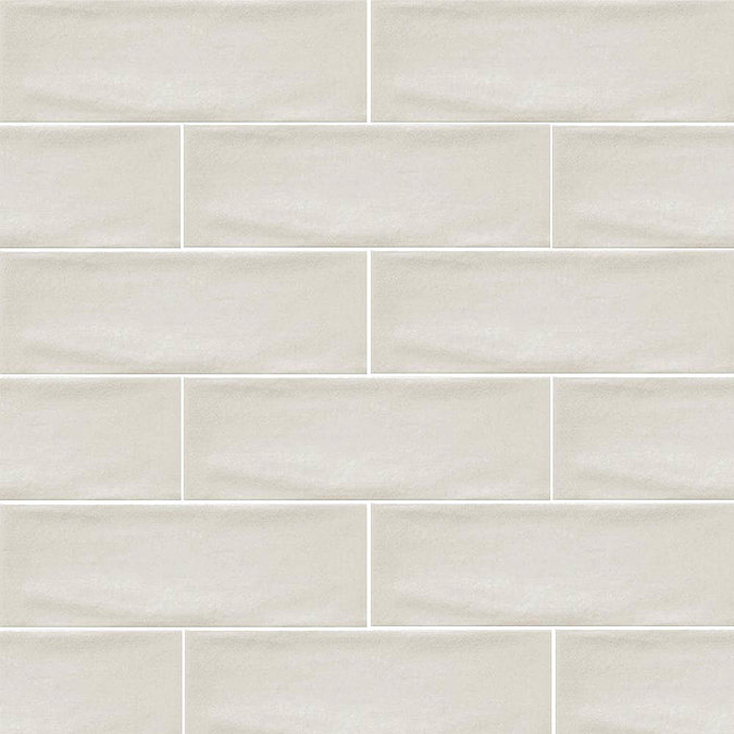 Westbury Rustic Metro Wall Tiles - Cream - 30 x 10cm Large Image